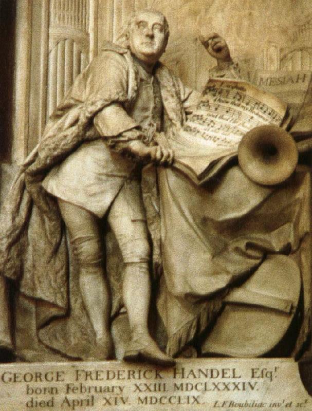 wolfgang amadeus mozart handel s memorial in westminster abbey oil painting image